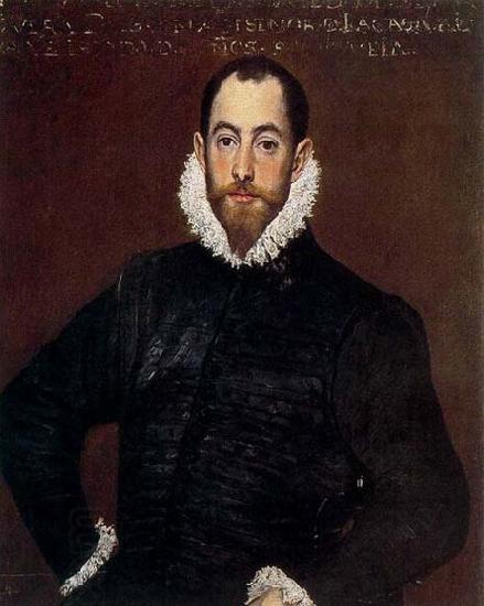 GRECO, El Portrait of a Gentleman from the Casa de Leiva oil painting picture